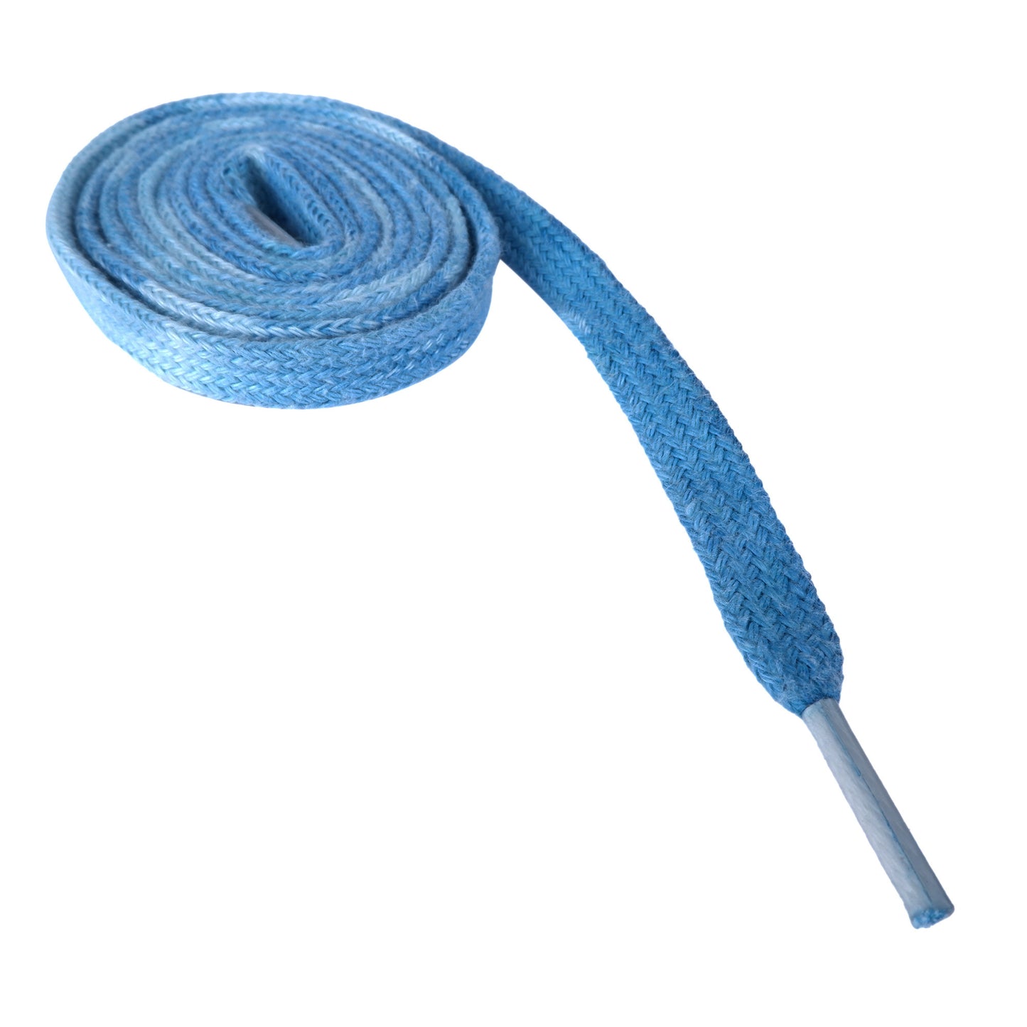 Blue Flat Tie 'n' Dye Laces