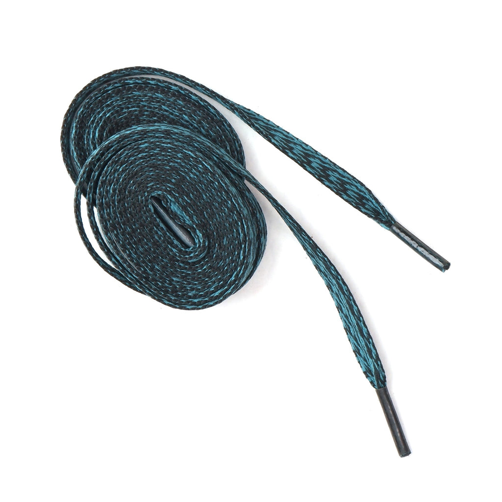 Peppy Green Flat Laces