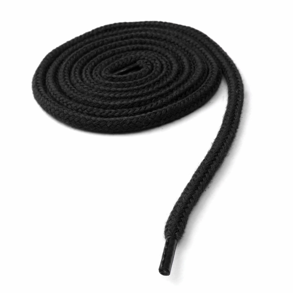 Black Round Laces
