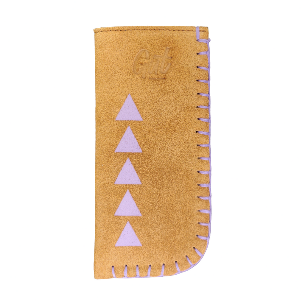 Brown Leather Sunglasses Cover