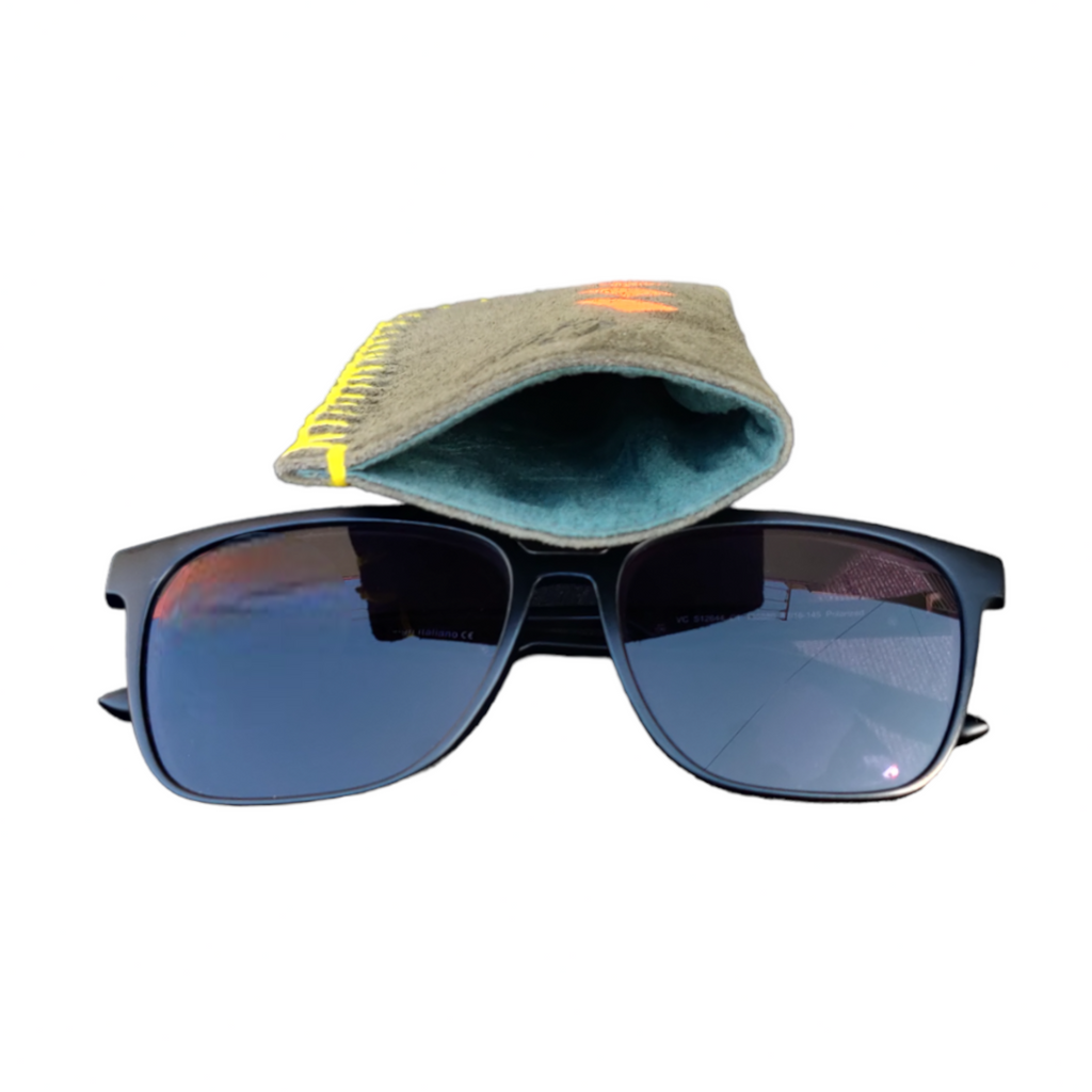 Olive Green Leather Sunglasses Cover