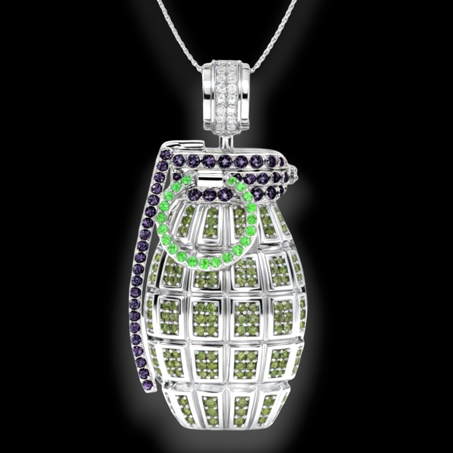 Grenade Frostbite Pendant