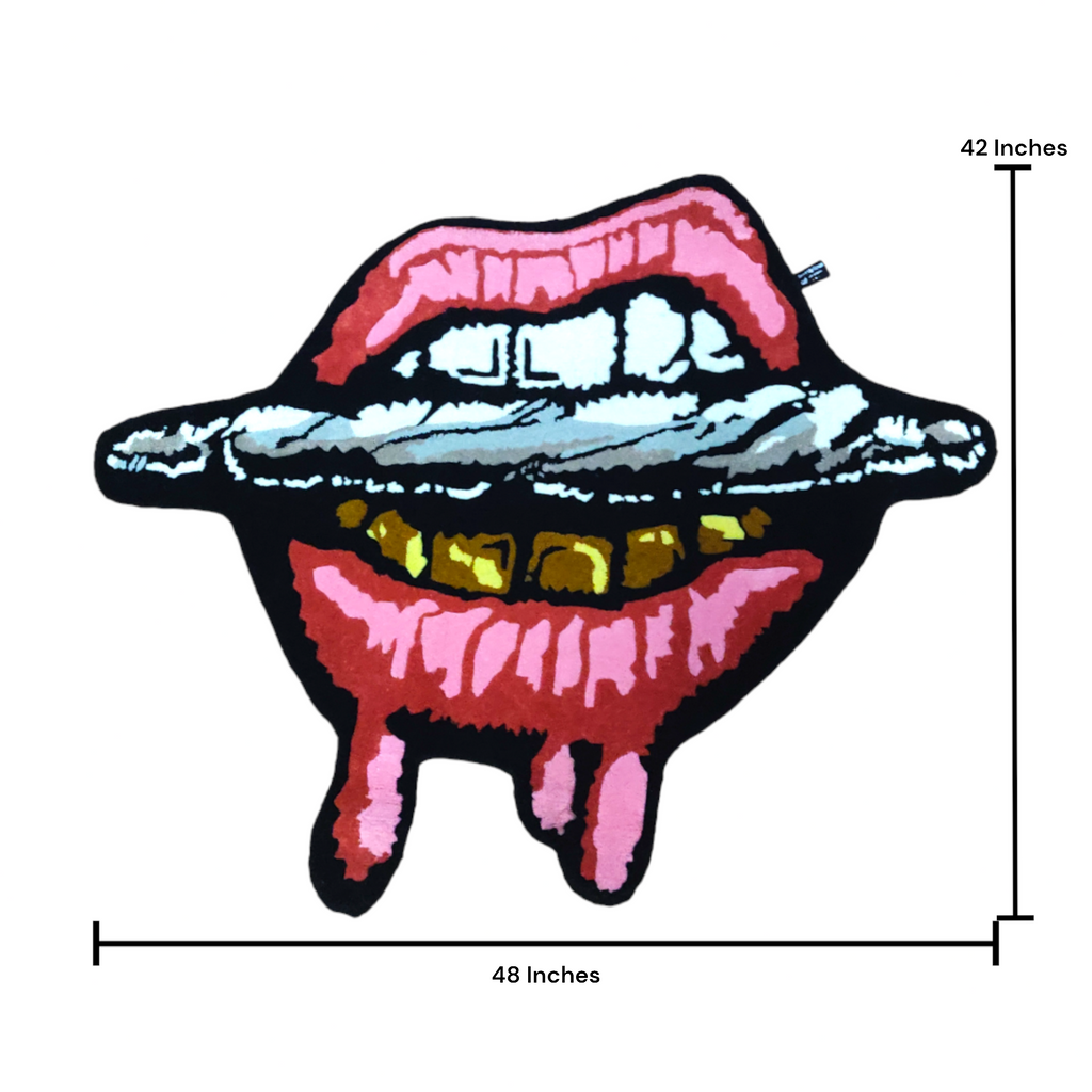 Drippin' Lips Rug