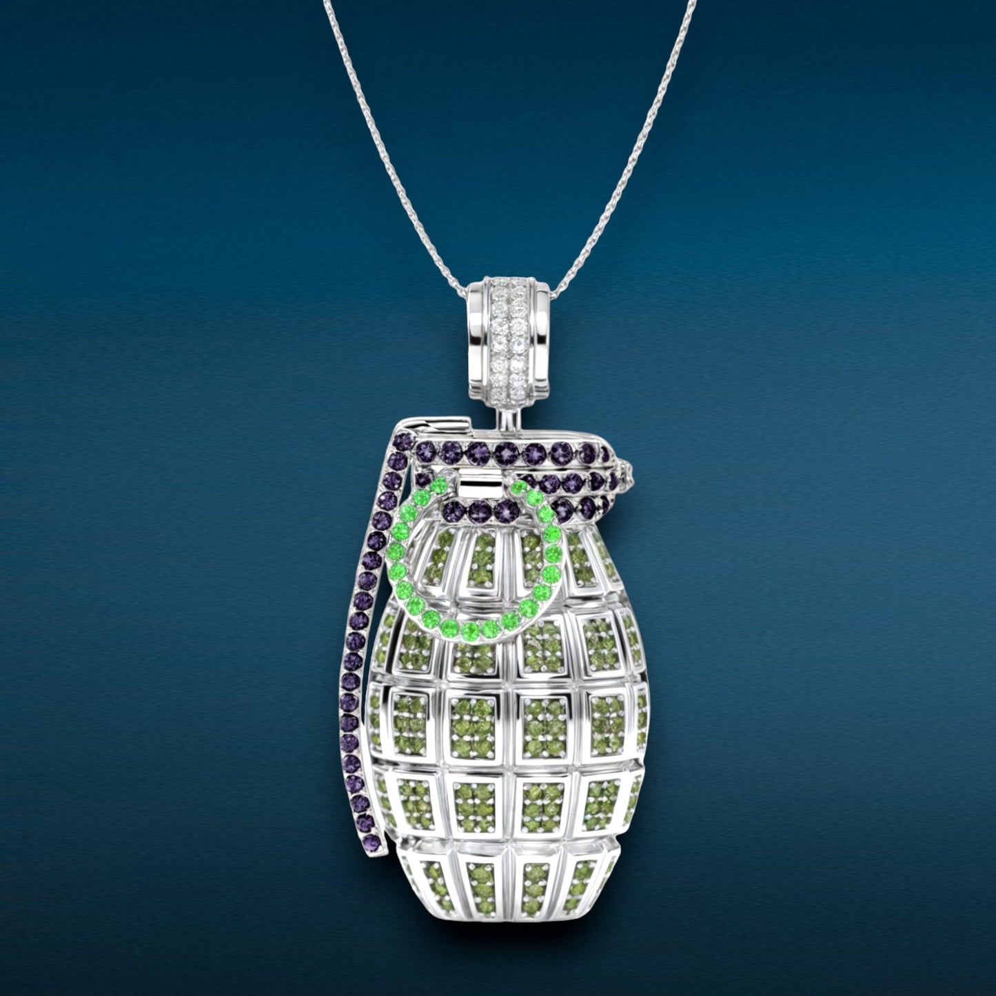 Grenade Frostbite Pendant