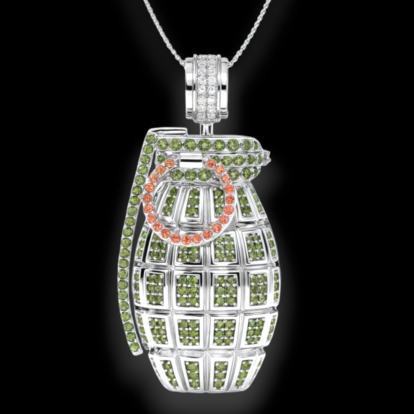 Grenade Frostbite Pendant